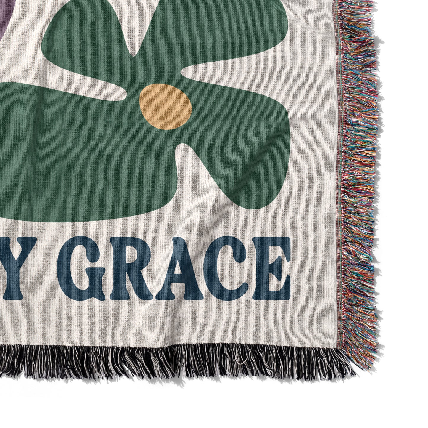 Saved By Grace Woven Blanket