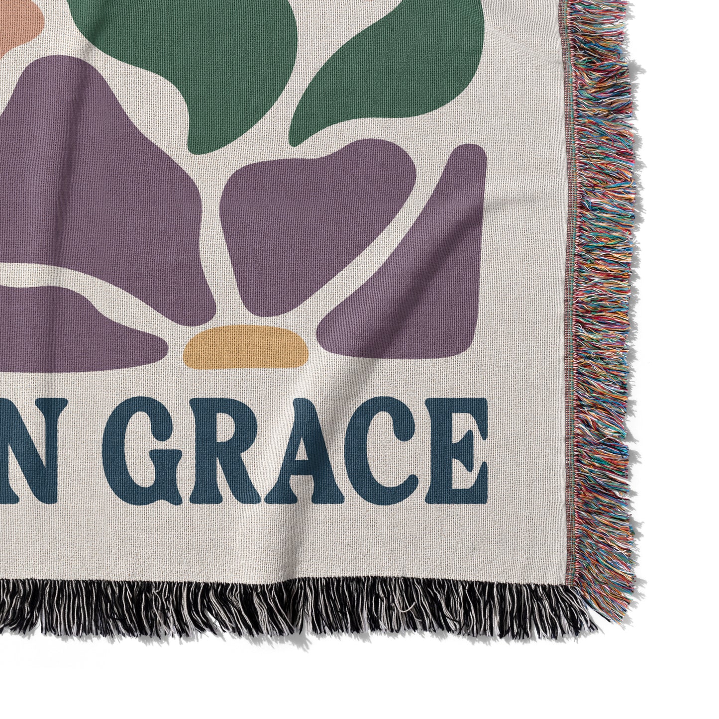 Bloom In Grace Woven Blanket