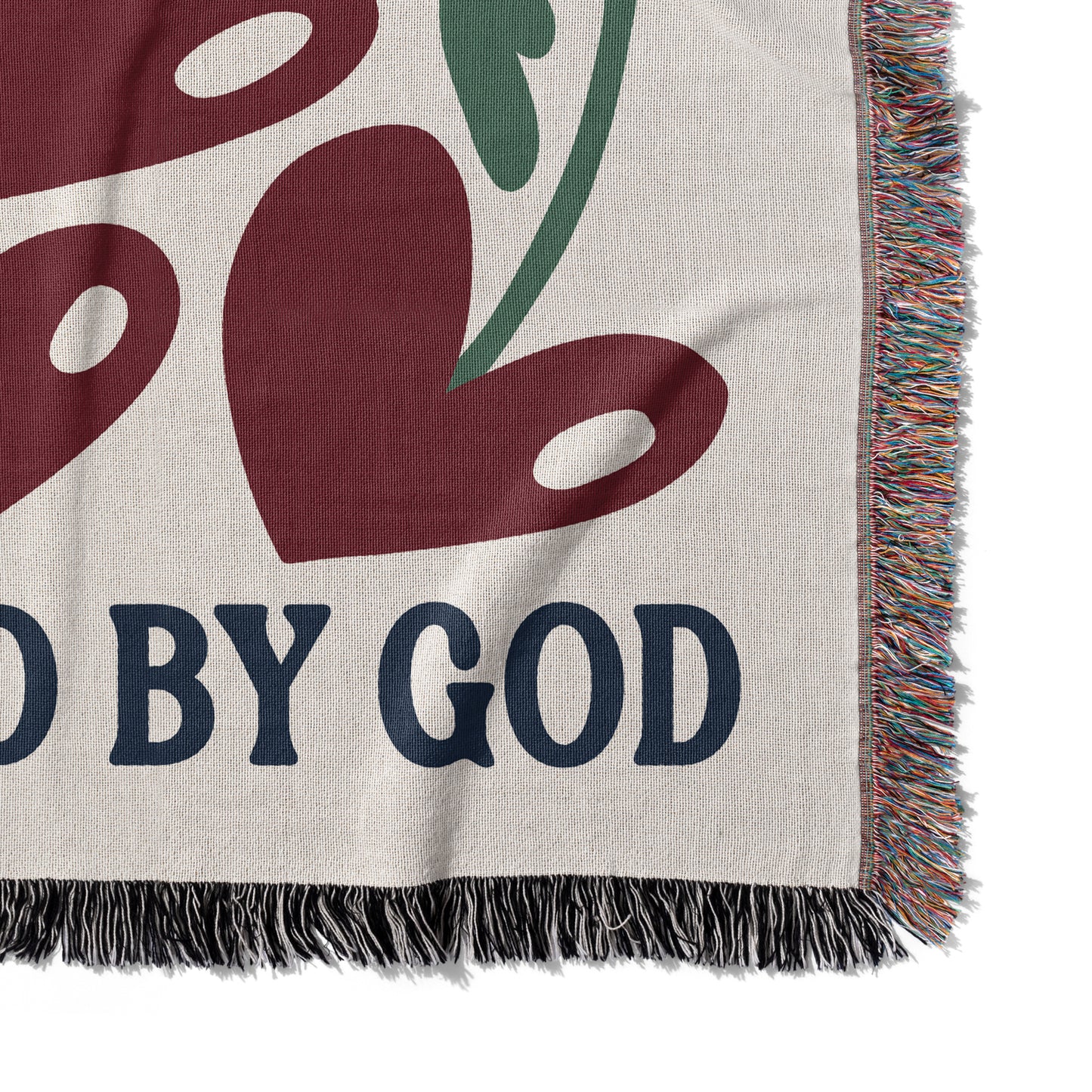 So Loved By God Woven Blanket