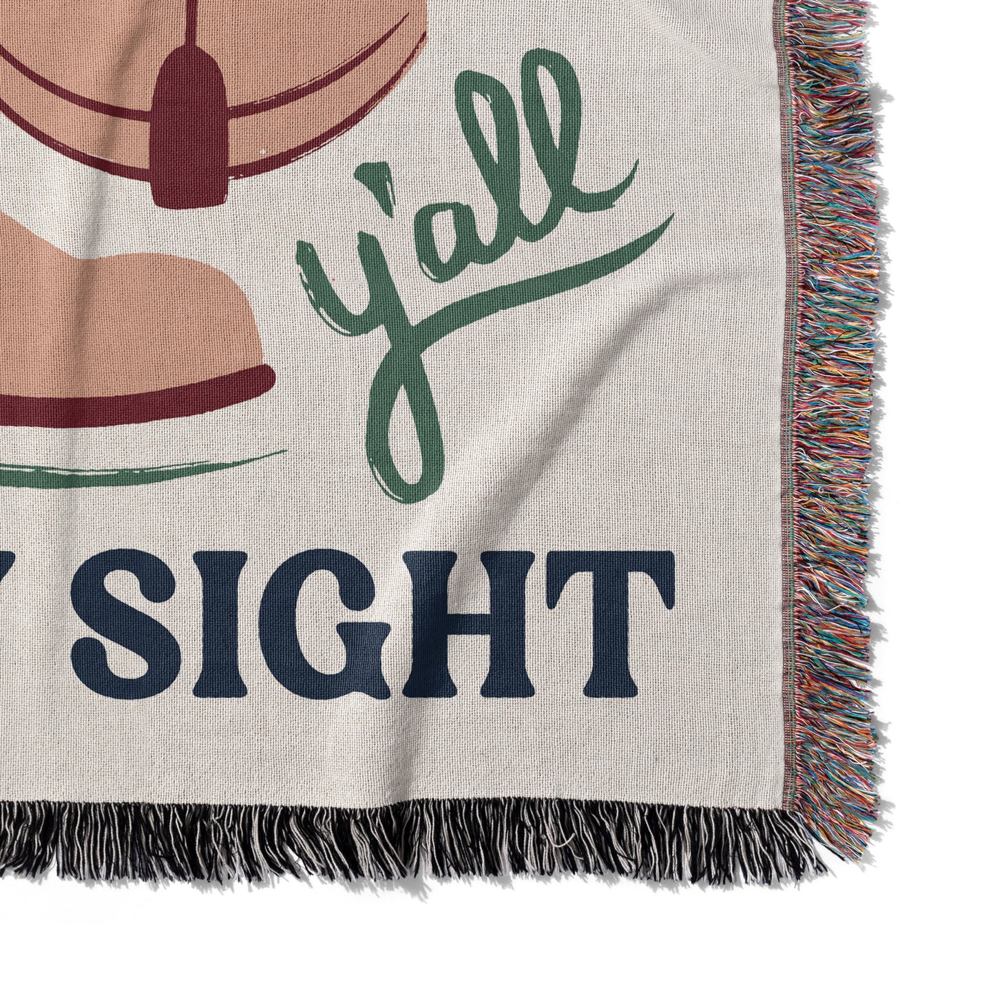 Walk By Faith Woven Blanket