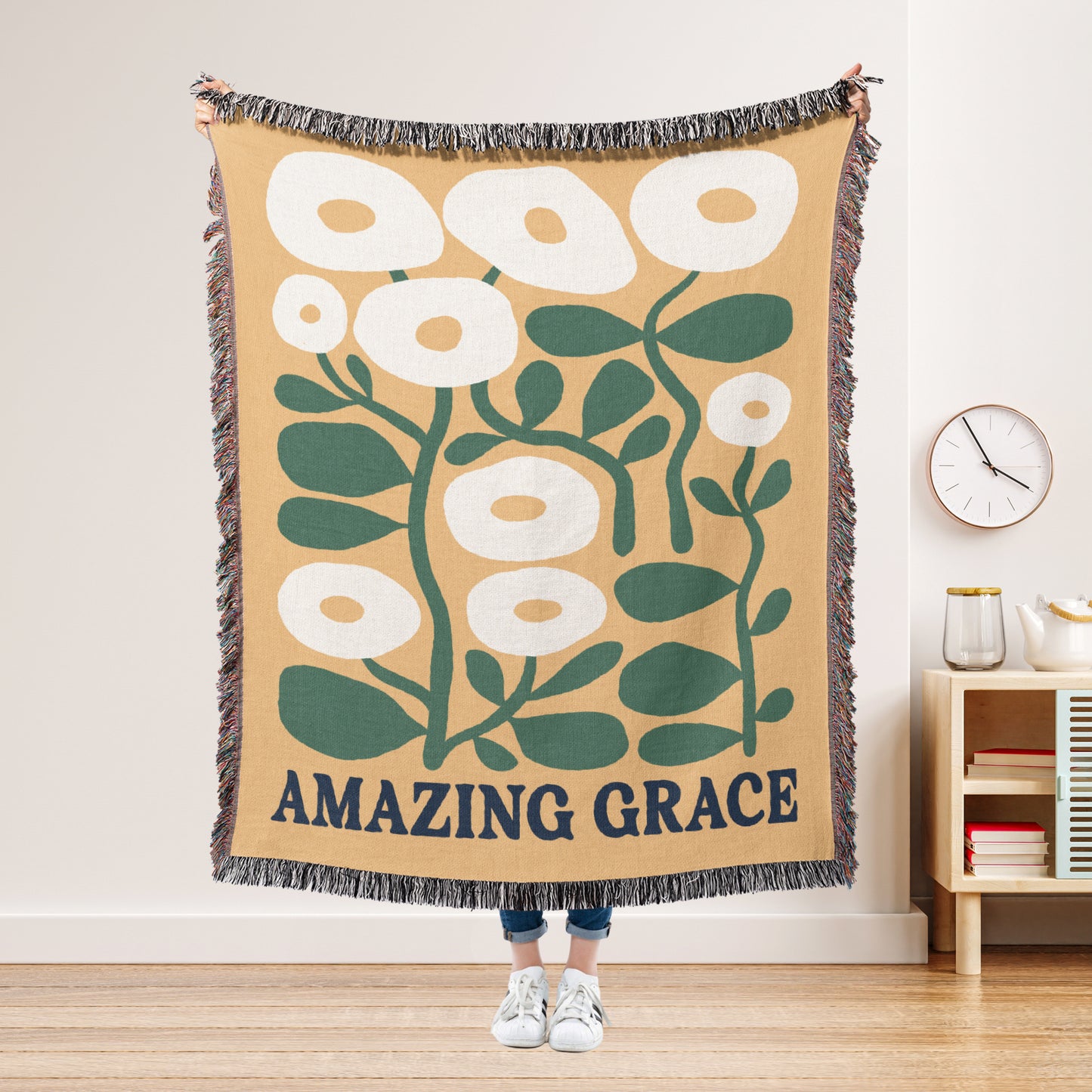 Amazing Grace Woven Blanket