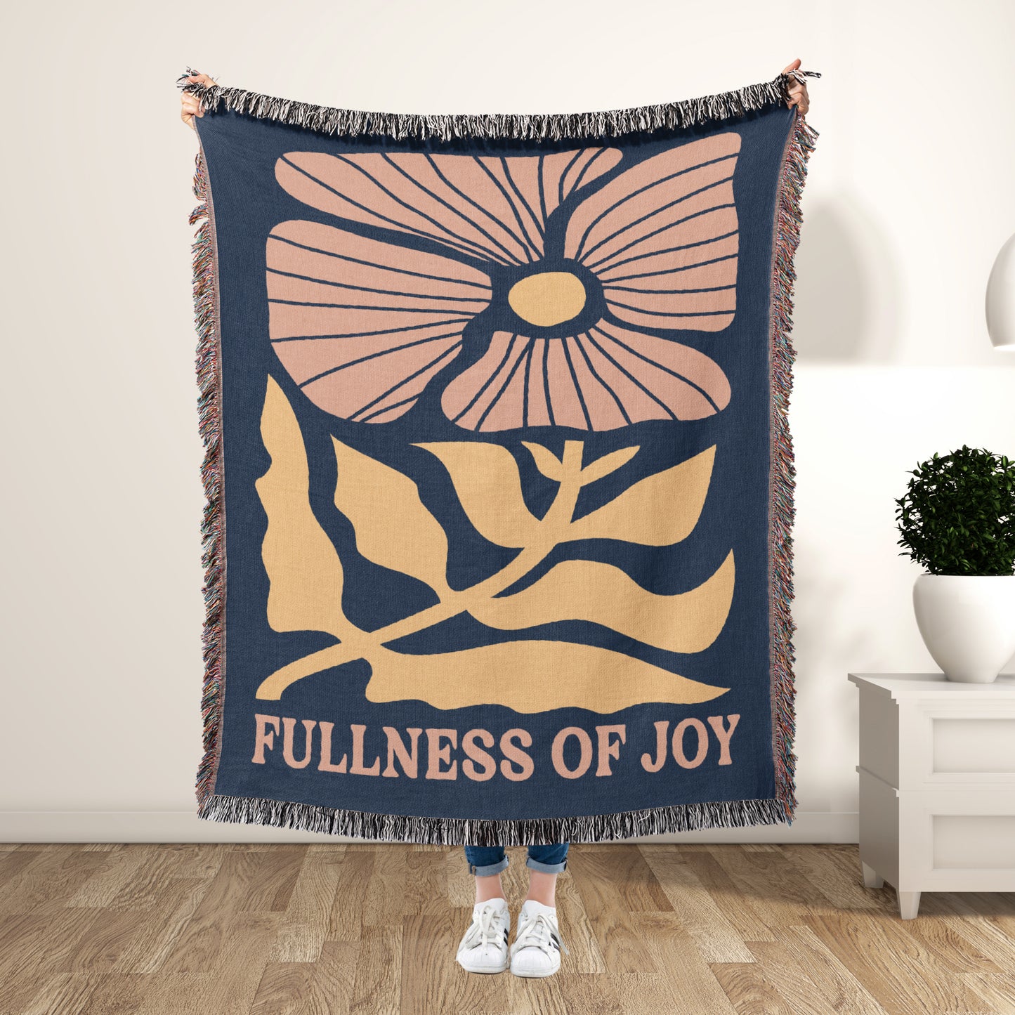 Fullness Of Joy Woven Blanket