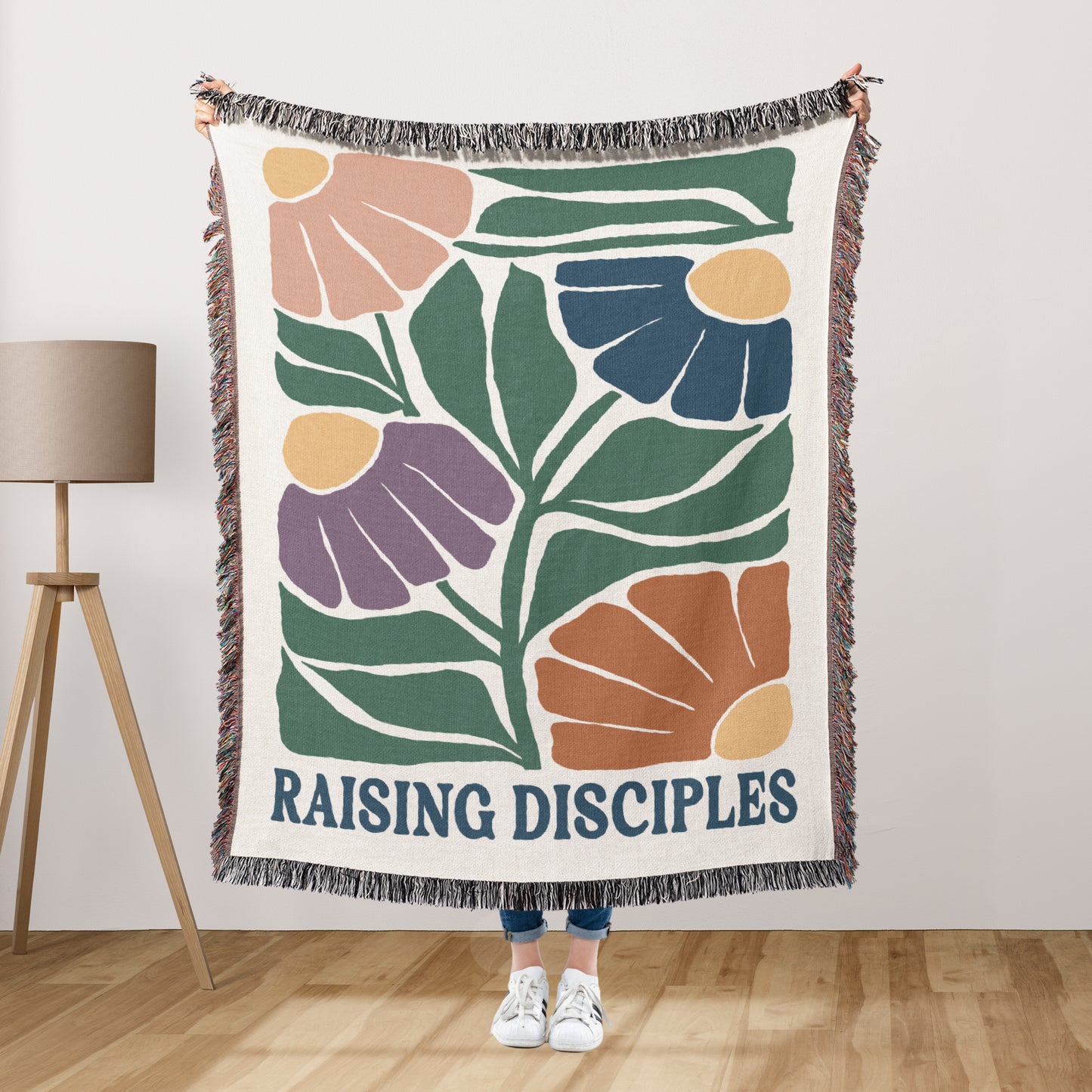 Raising Disciples Woven Blanket