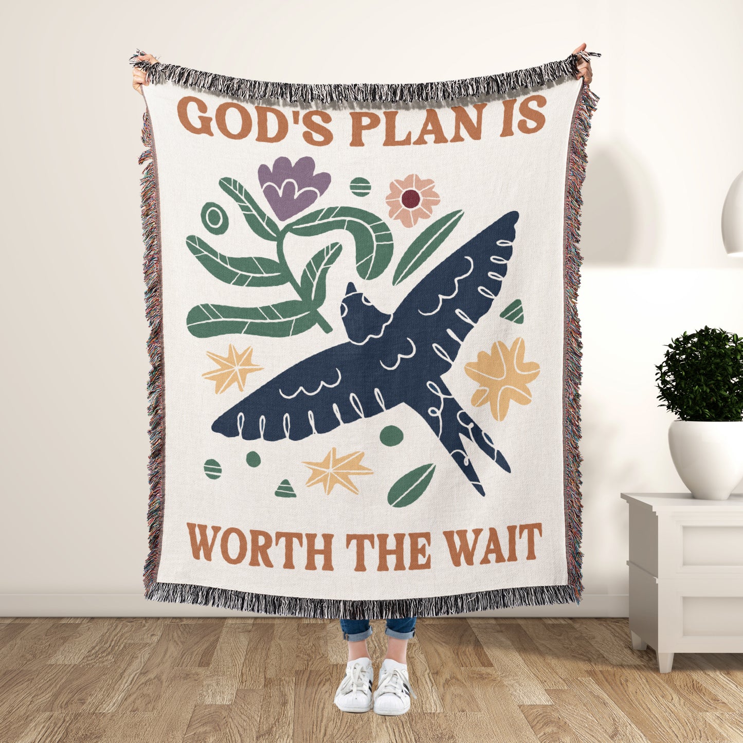 God's Plan Woven Blanket