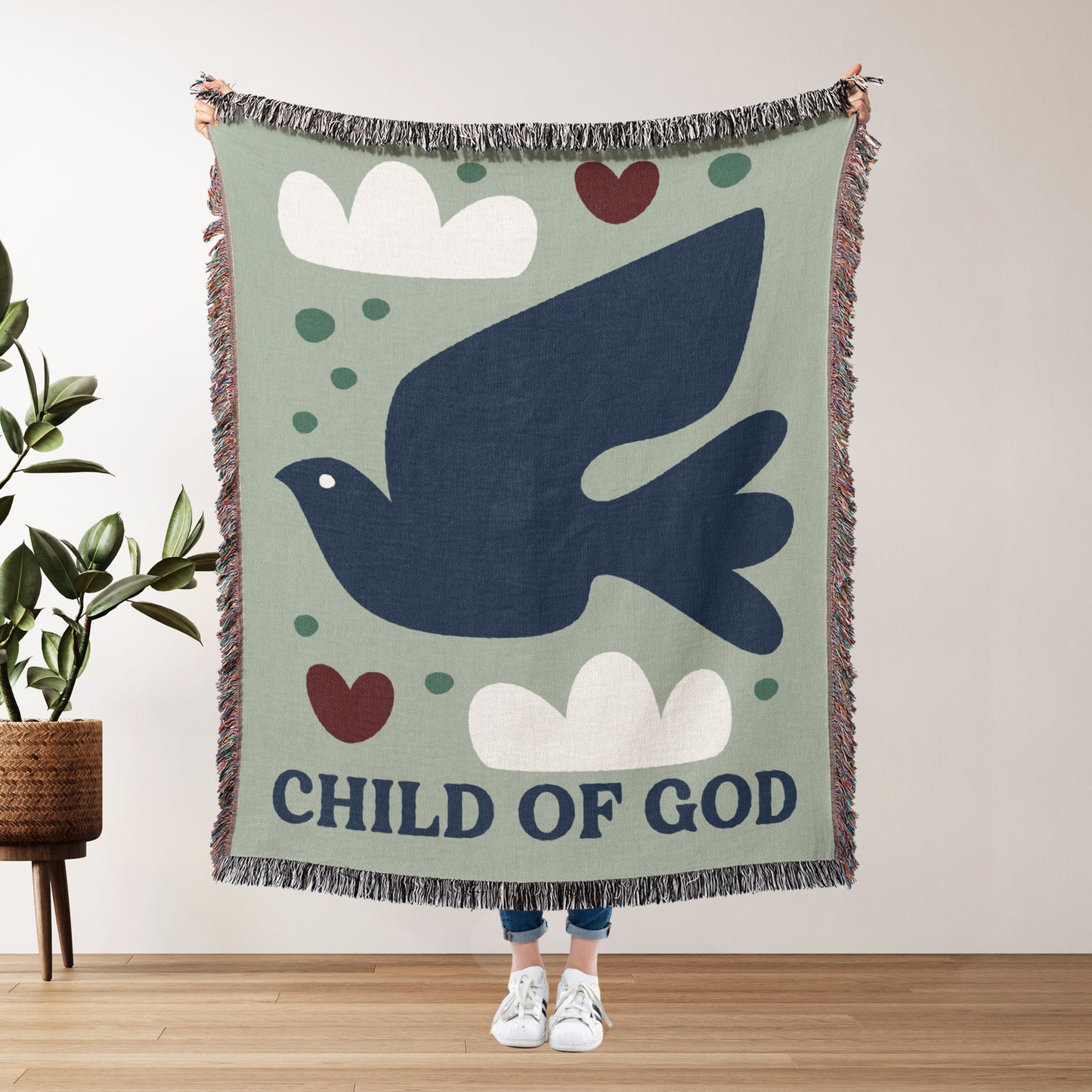 Child Of God Woven Blanket