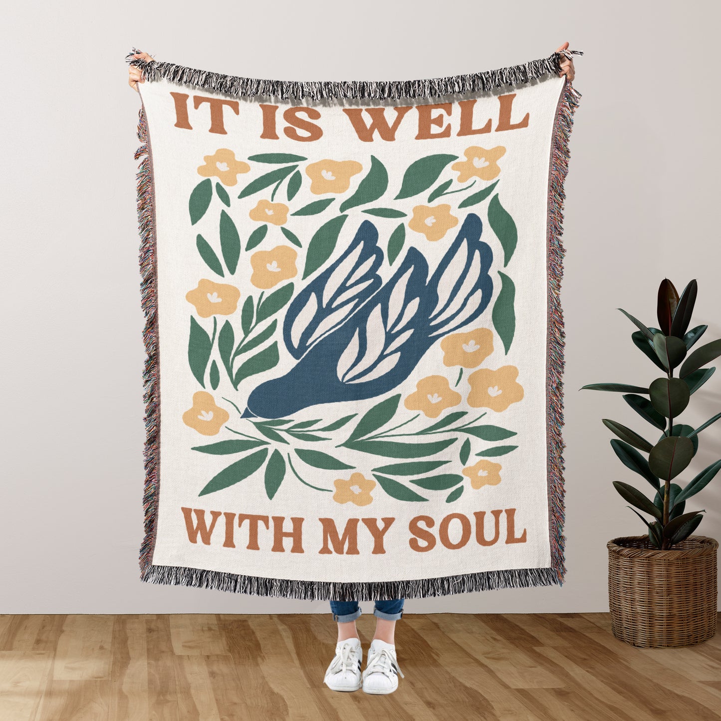 It Is Well With My Soul Woven Blanket