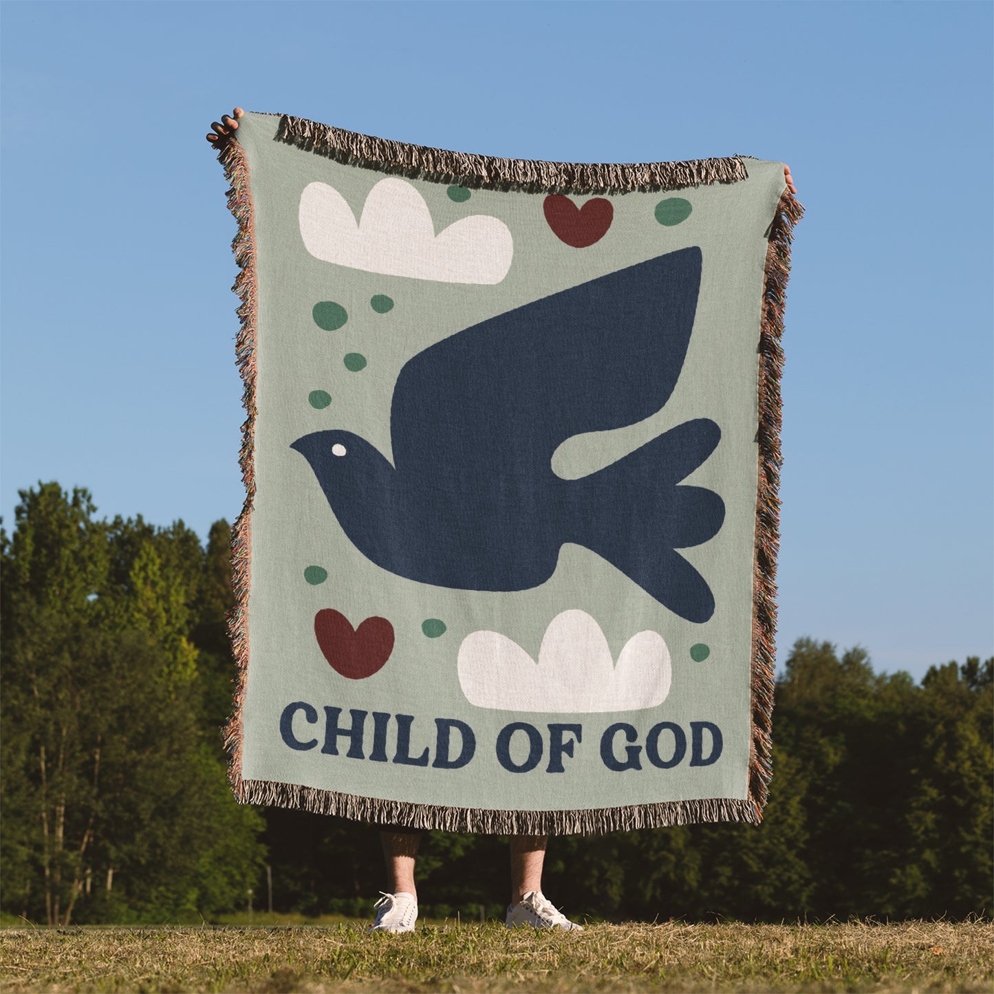 Child Of God Woven Blanket