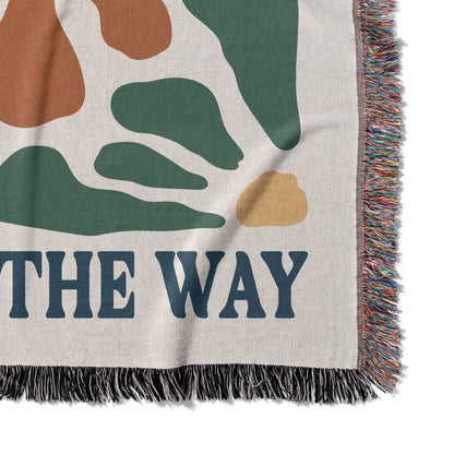 Jesus Is The Way Woven Blanket