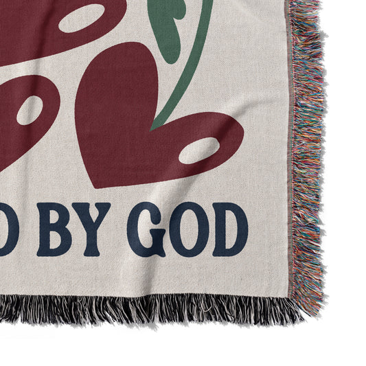 So Loved By God Woven Blanket