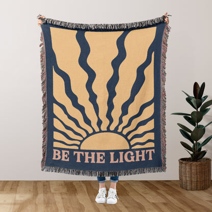 Be The Light Woven Blanket