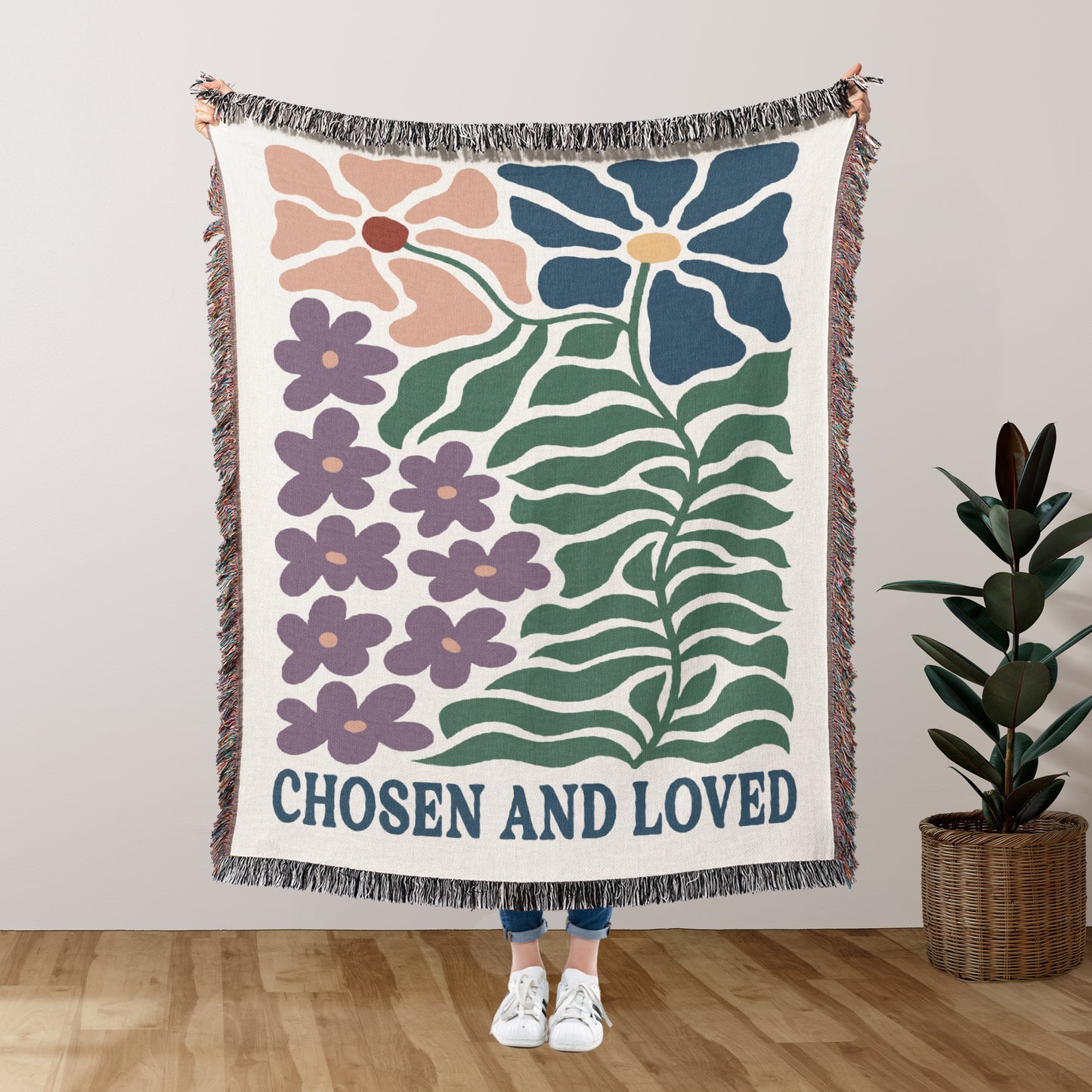 Chosen And Loved Woven Blanket