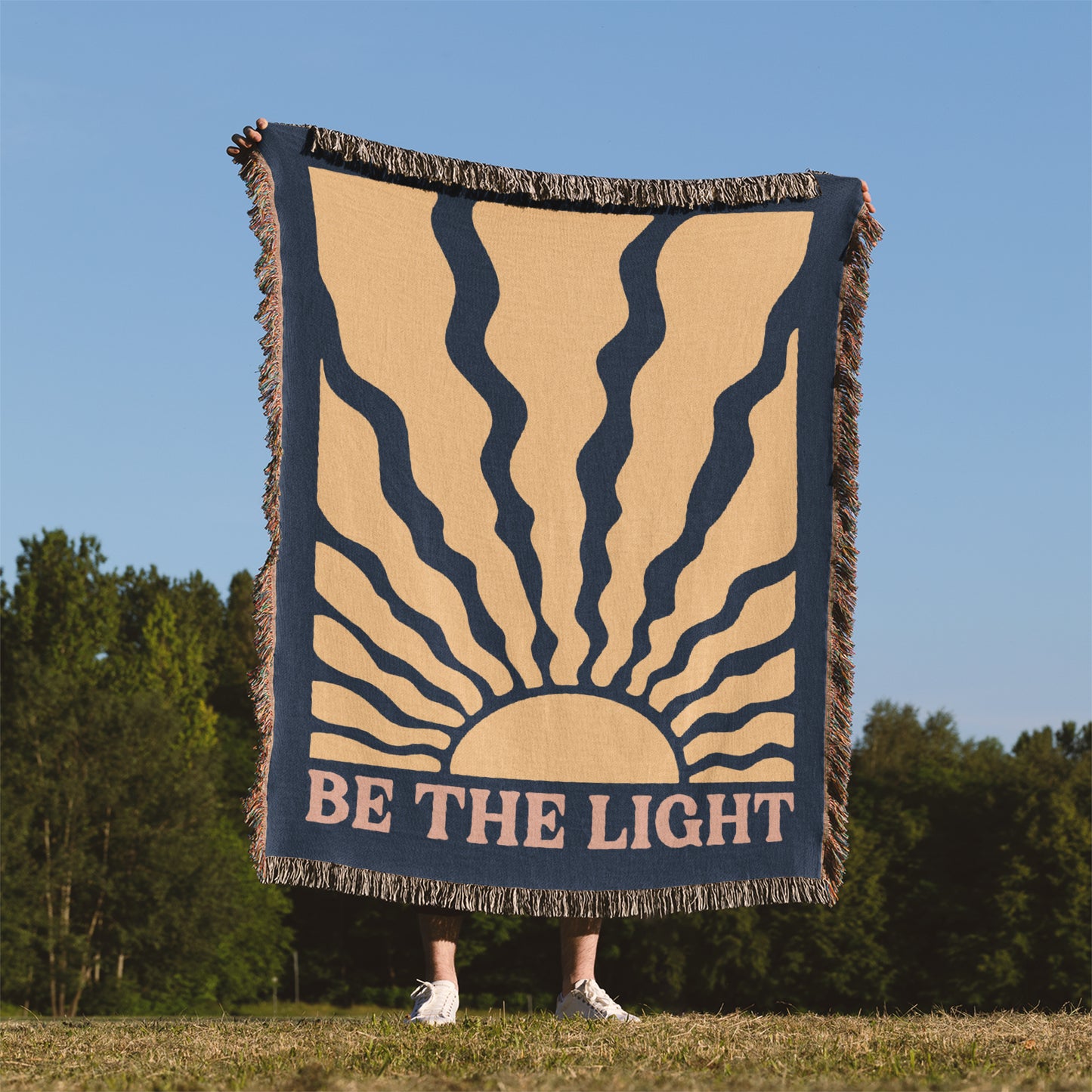 Be The Light Woven Blanket