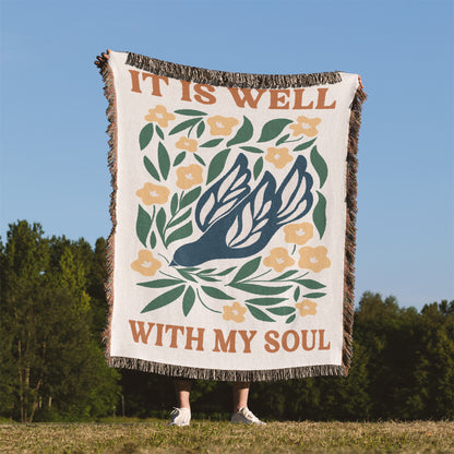 It Is Well With My Soul Woven Blanket